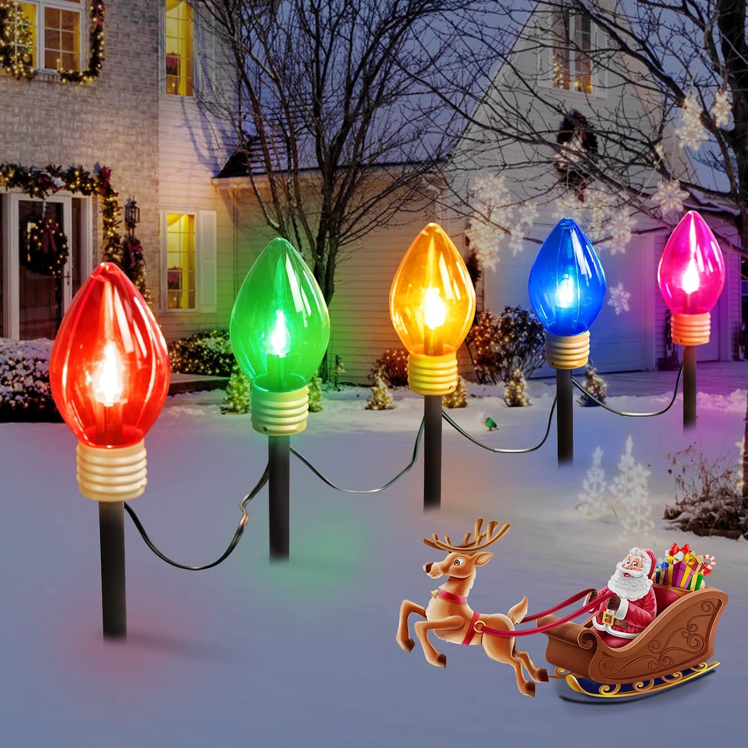 Lighting - Luzes de Natal para caminhos, modelo