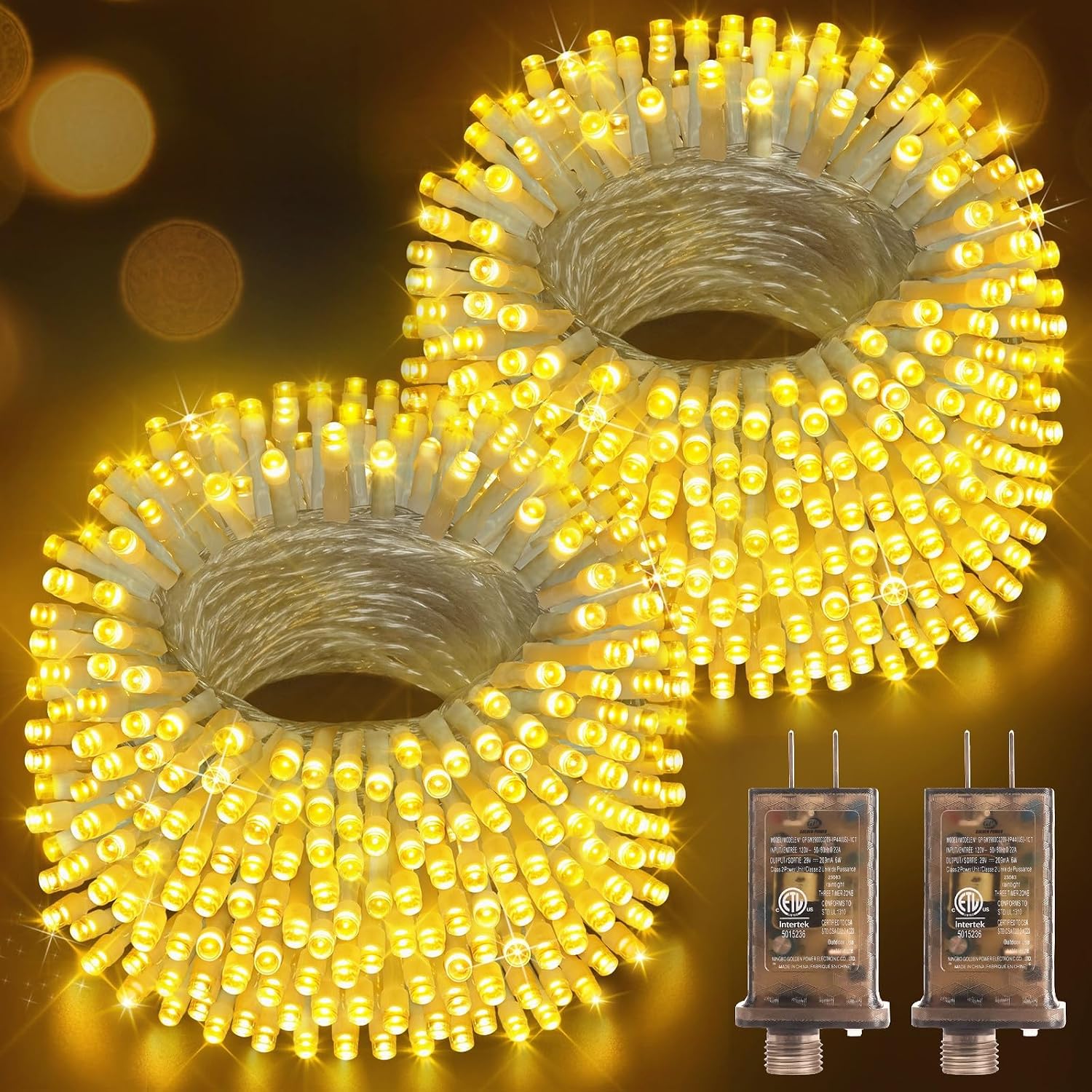 Lighting - Luzes de Natal para exterior, conjunto