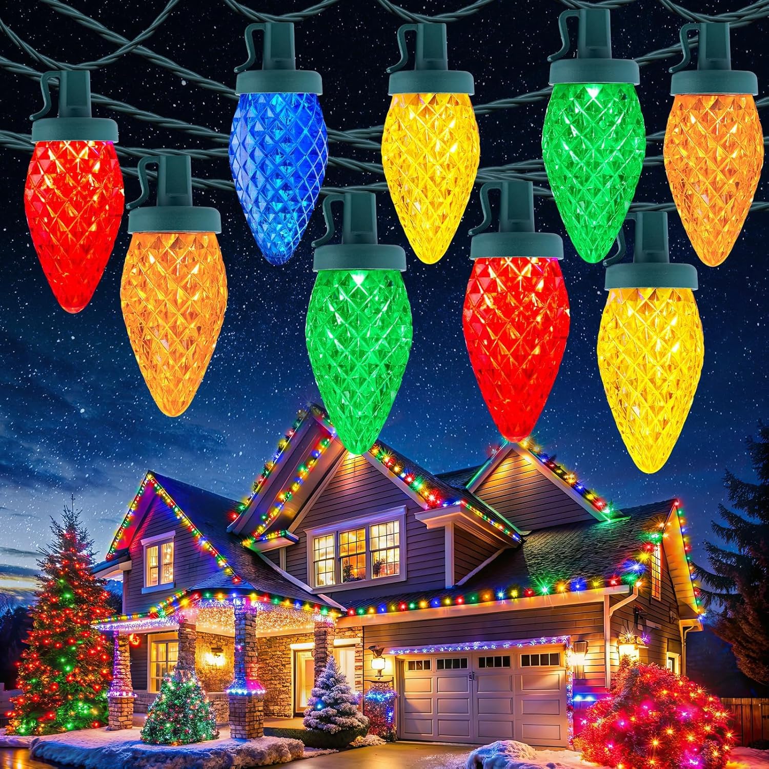 Lighting - Luzes de Natal C9 para uso