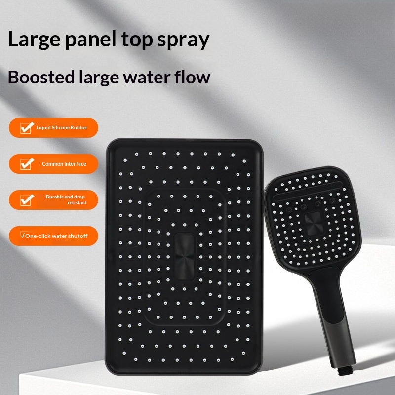 High Pressure Shower Head Handheld - Conjunto de Chuveiro Turbo Boost com