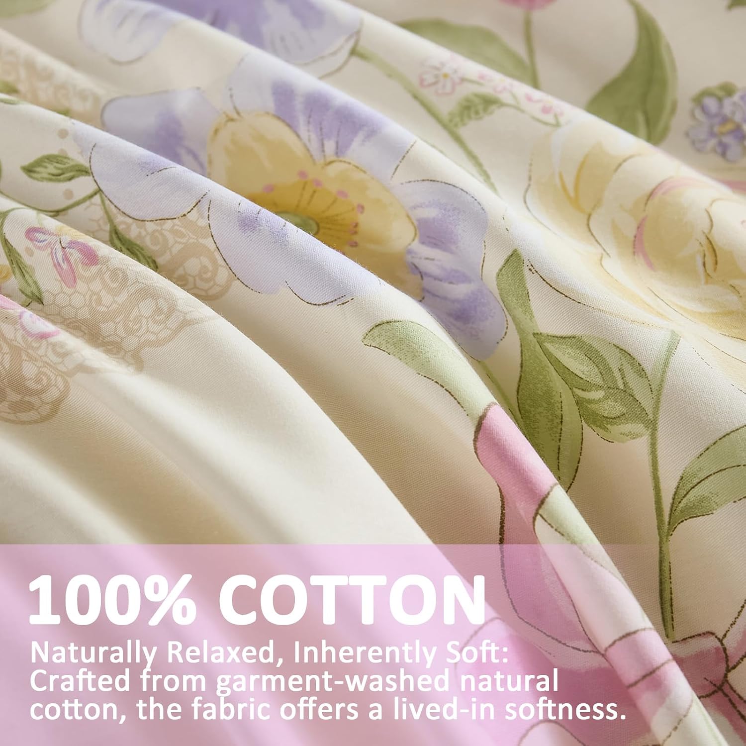 Capa de edredão floral, tamanh - Aesthetic Floral Duvet Cover avaliação e preço