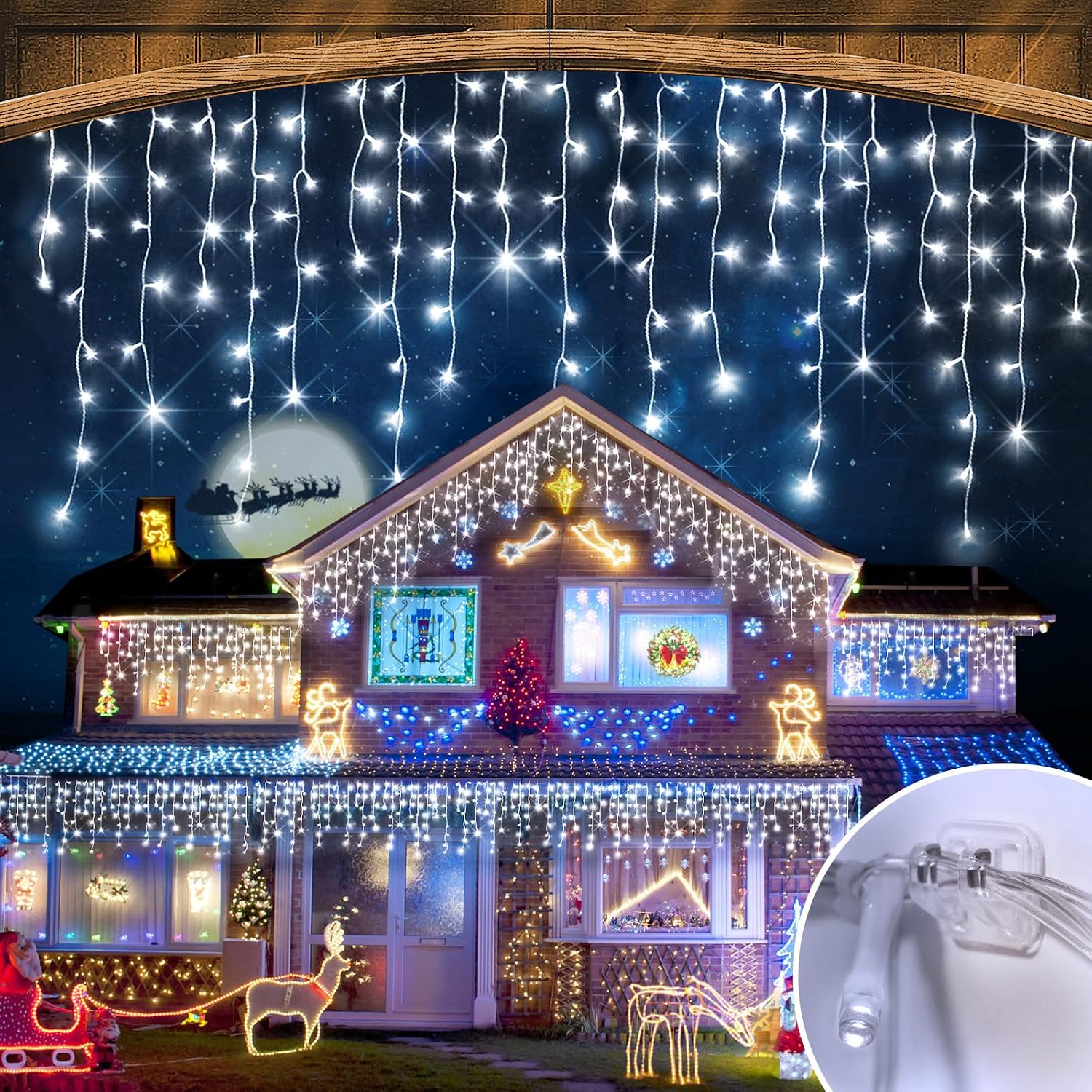 Luzes de Natal para exterior,  - Lighting avaliação e preço