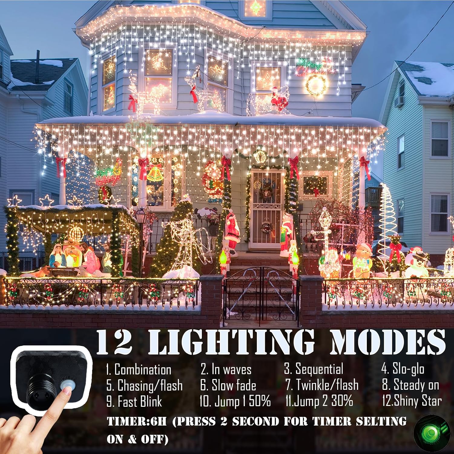 Luzes de Natal para exterior,  - Lighting avaliação e preço