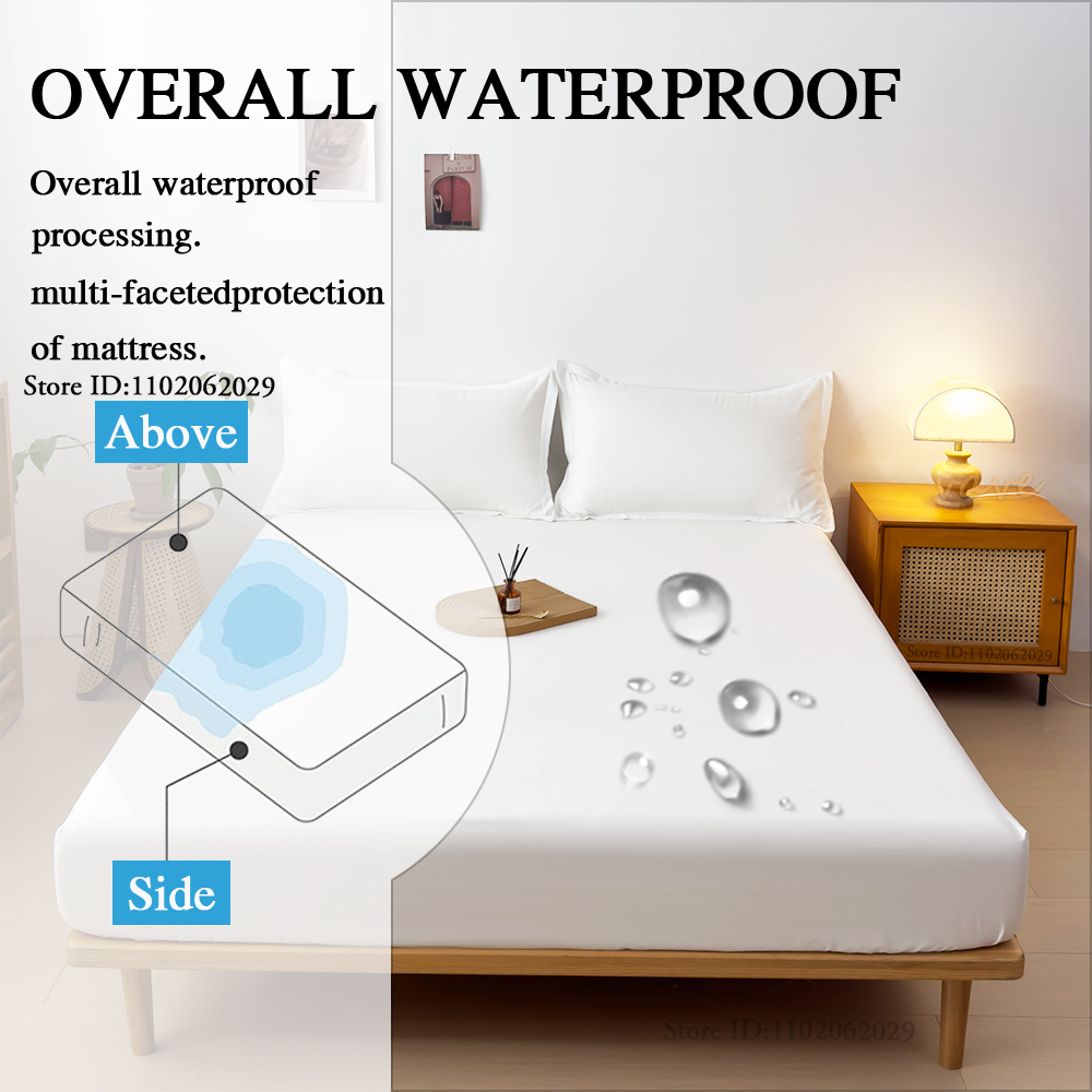 Capa de colchão à prova d'água - Waterproof Mattress Protector Breathable avaliação e preço