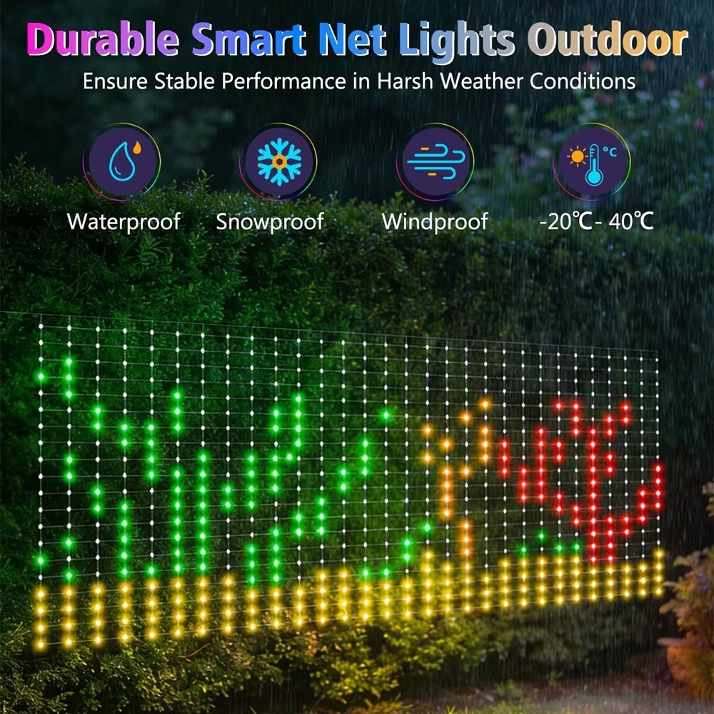 Conjunto de Luzes de Rede com  - Lighting avaliação e preço