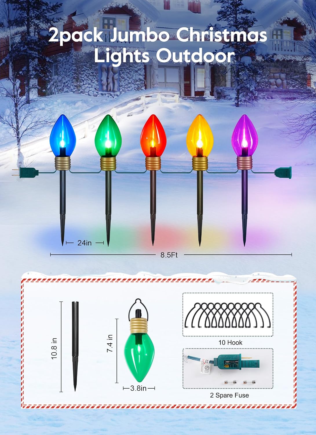 Luzes de Natal para caminhos,  - Lighting avaliação e preço