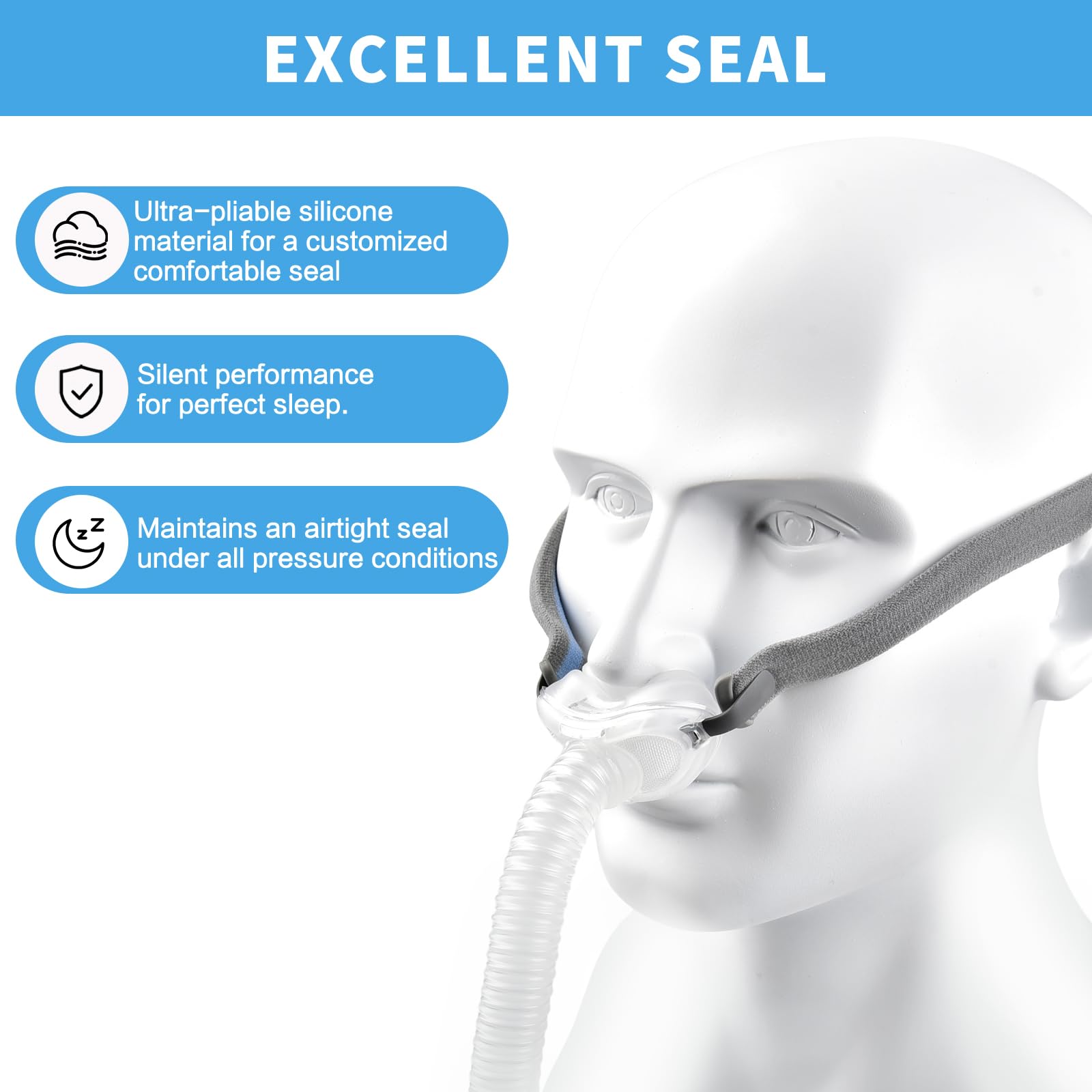 2 Peças Almofada Nasal P10 Air - Anti Snore Contour Pillow avaliação e preço