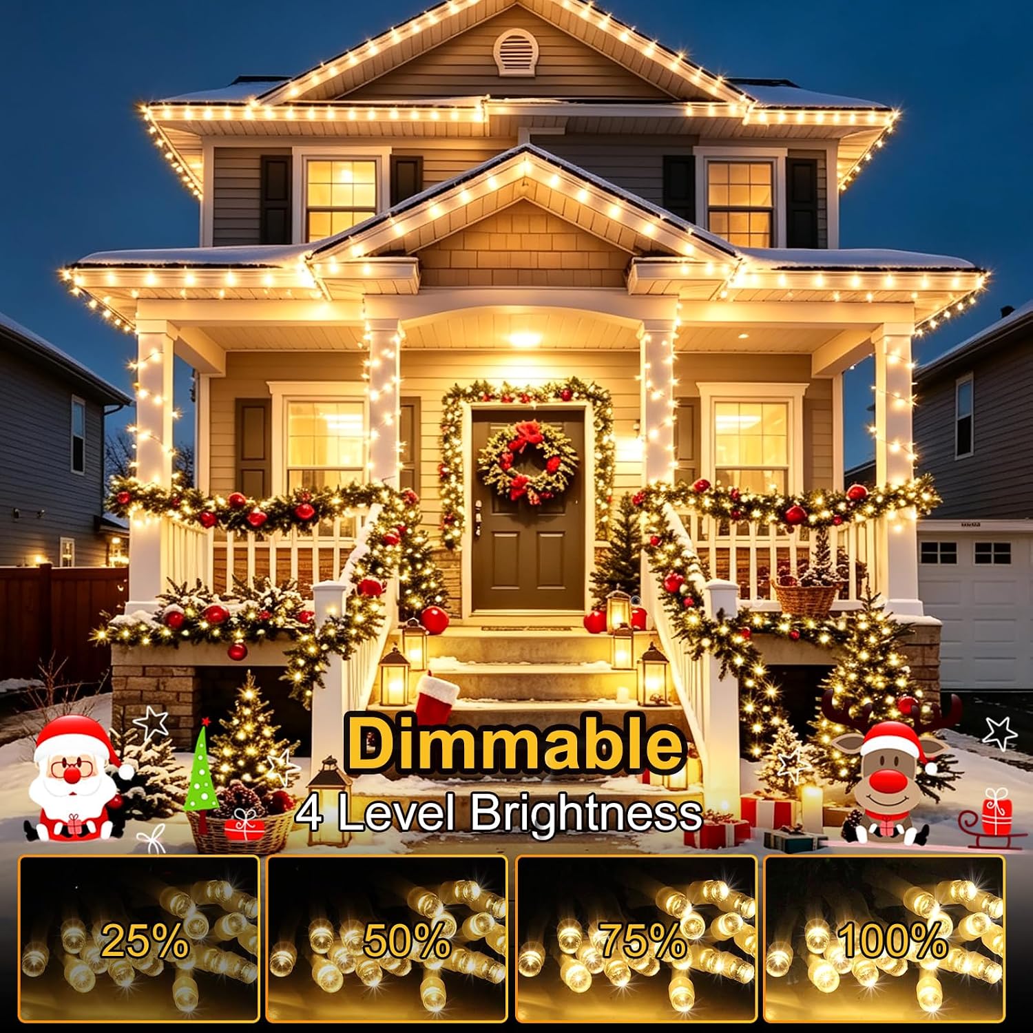 Luzes de Natal para exterior,  - Lighting avaliação e preço