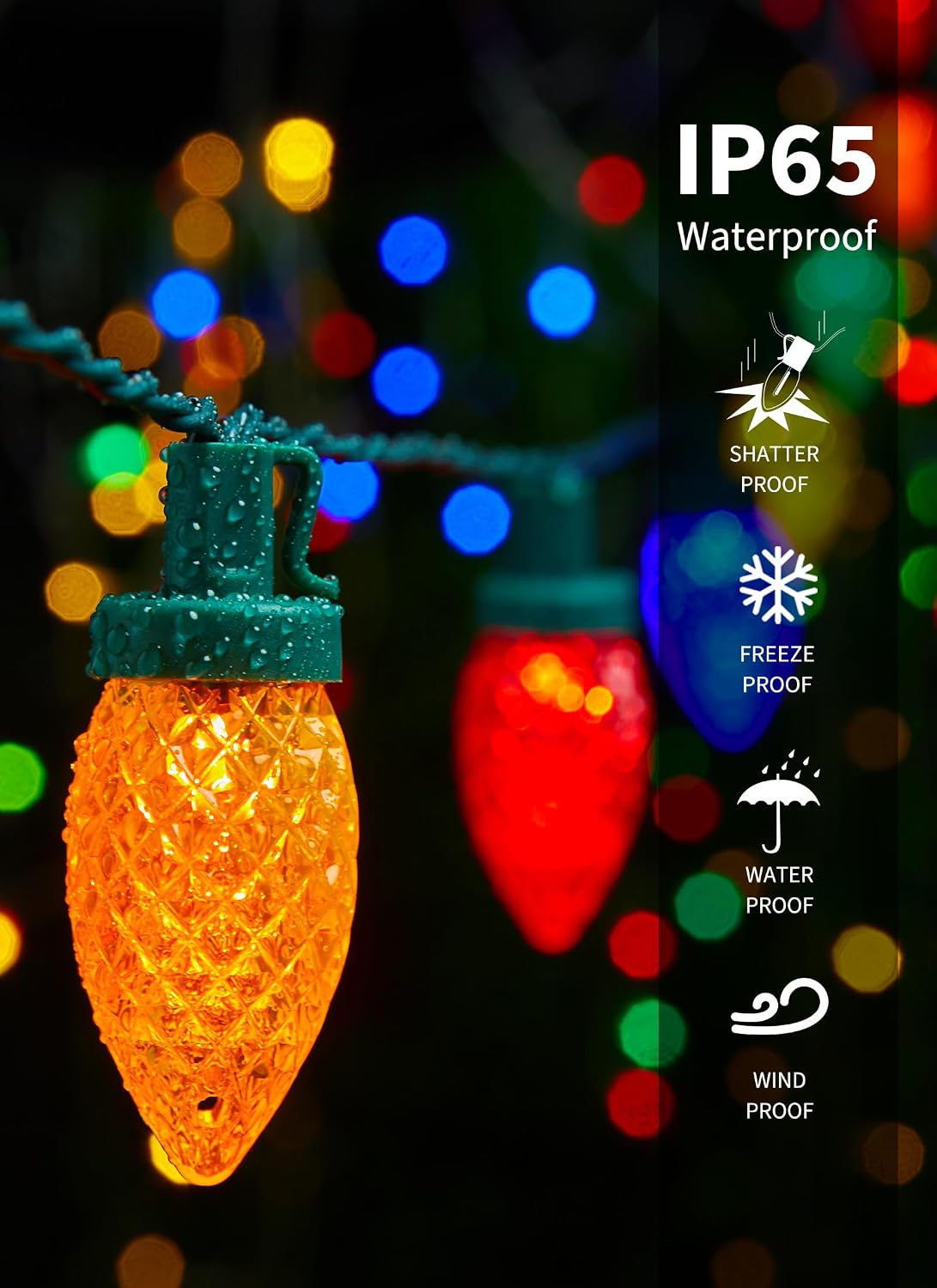 Luzes de Natal C9 para uso ext - Lighting avaliação e preço