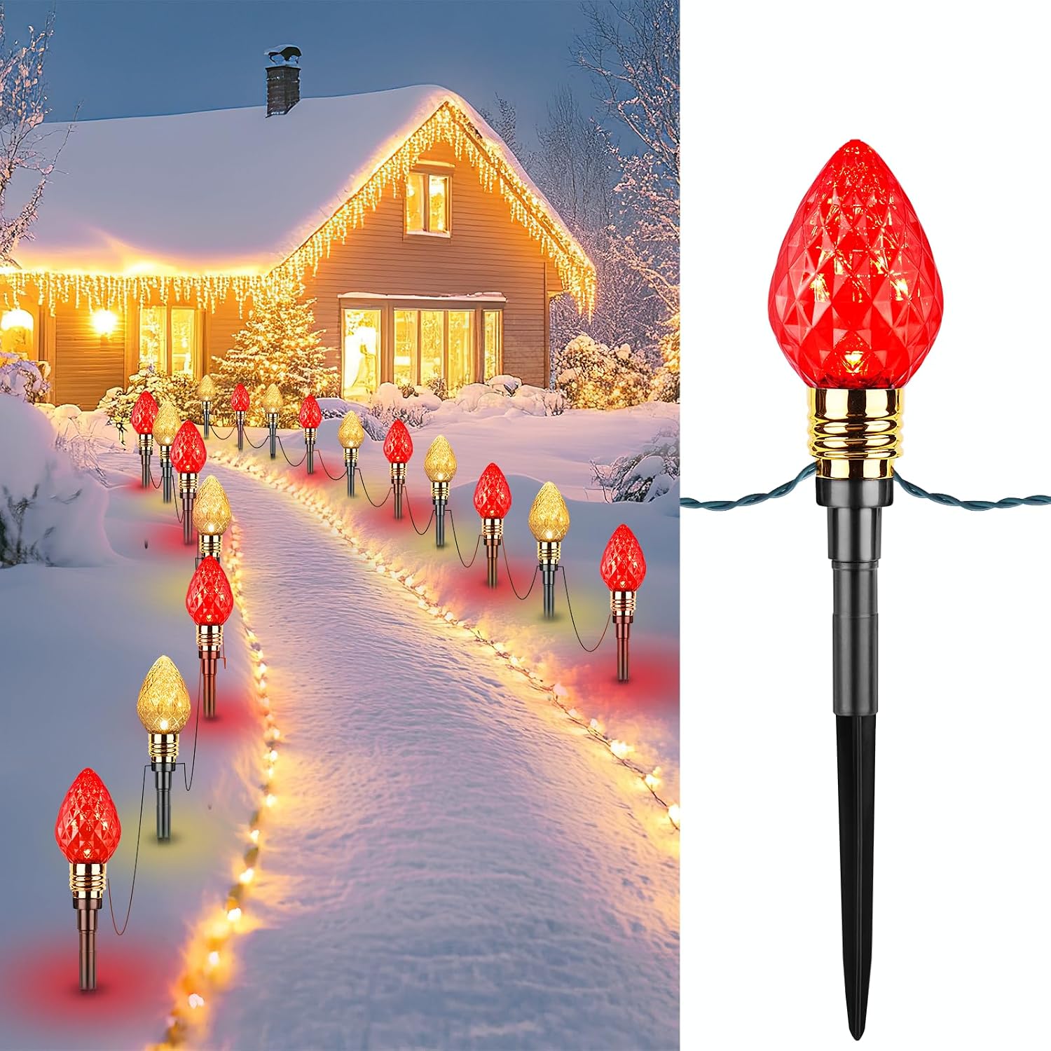 Luzes de Natal para caminhos,  - Lighting avaliação e preço
