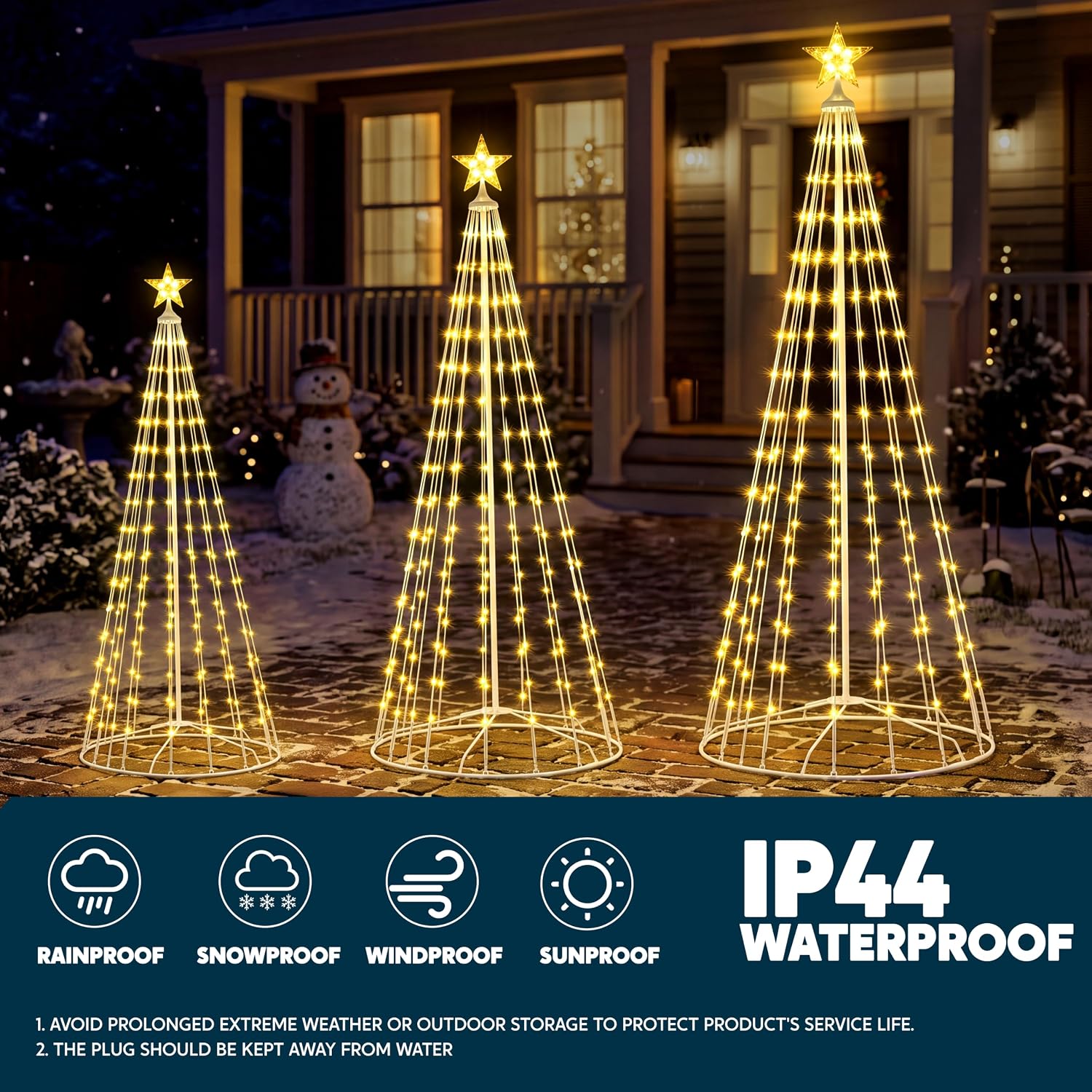 Conjunto de 3 luzes de Natal e - Lighting avaliação e preço